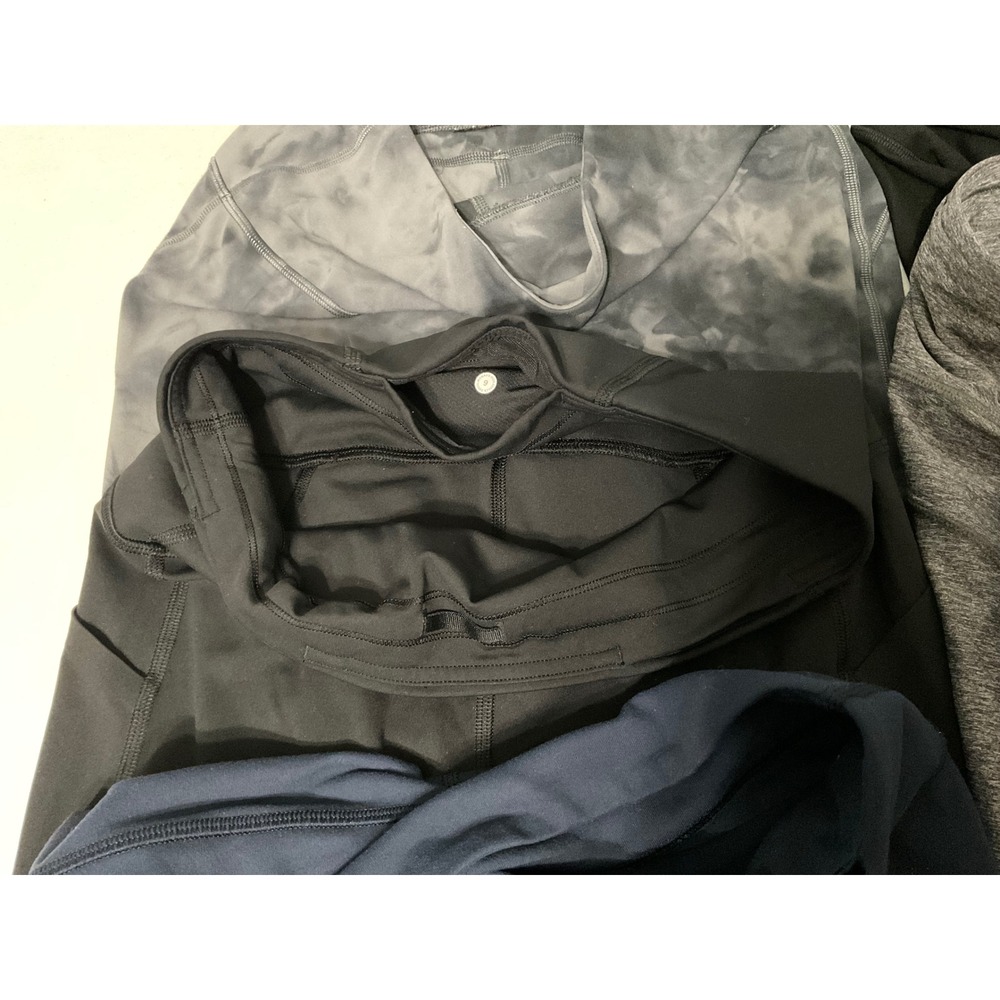Lululemon Leggings Bundle Lot of 6 Size 6 Align Wunder Under Flare Crop Grey Blk - Picture 5 of 7